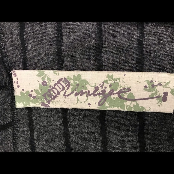 Code Vintage grey/black cardigan - Picture 3 of 3